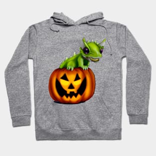 Baby Dragon Jack-O-Lantern Hoodie